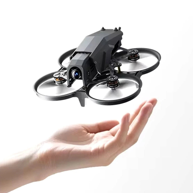 Radiolink F108 110mm 2.5 Inch 2S Optical Flow Fixed Point Brushless Whoop FPV Racing Drone with Left Hand Throttle T8S Remote Control FPV Goggles Monitor