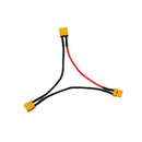 Amass XT30 Series Battery Pack Connector Adapter Cable  1 Female to 2 Male 18AWG 10CM Cable for RC Lipo Battery