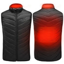 TENGOO HV-02 Unisex 2 Places Heating Vest 3-Gears Heated Jackets USB Electric Thermal Clothing Winter Warm Vest Outdoor Heat Coat Clothing