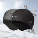 Wolfilist 1-Pack Unisex Breathable Thermal Cycling Skull Cap Winter Windproof Fleece Lined Full Coverage Headscarf Hat for Running Skiing Motorcycle Riding