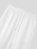 INCERUN Mens Sets 3/4 Short Sleeve Shirt & Pants Two Pieces Set Loose Daily Men's Casual Suits