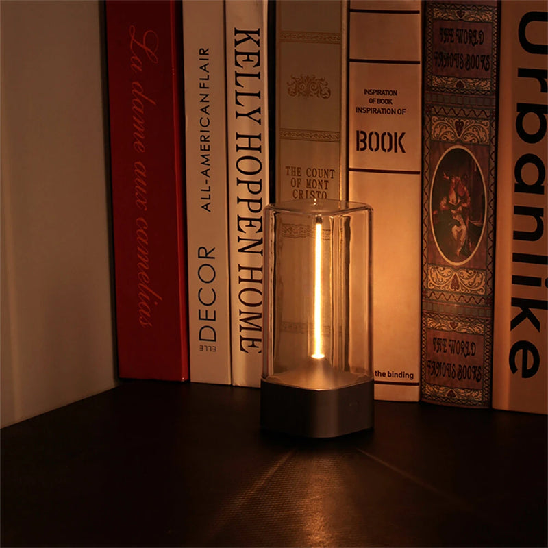 Flexible Filament Night Light with Magnetic Base Home Decor Rechargeable Magnetic Anti-Gravity Night Light Portable Quantum Floating Table LED Bedroom Home Night Light