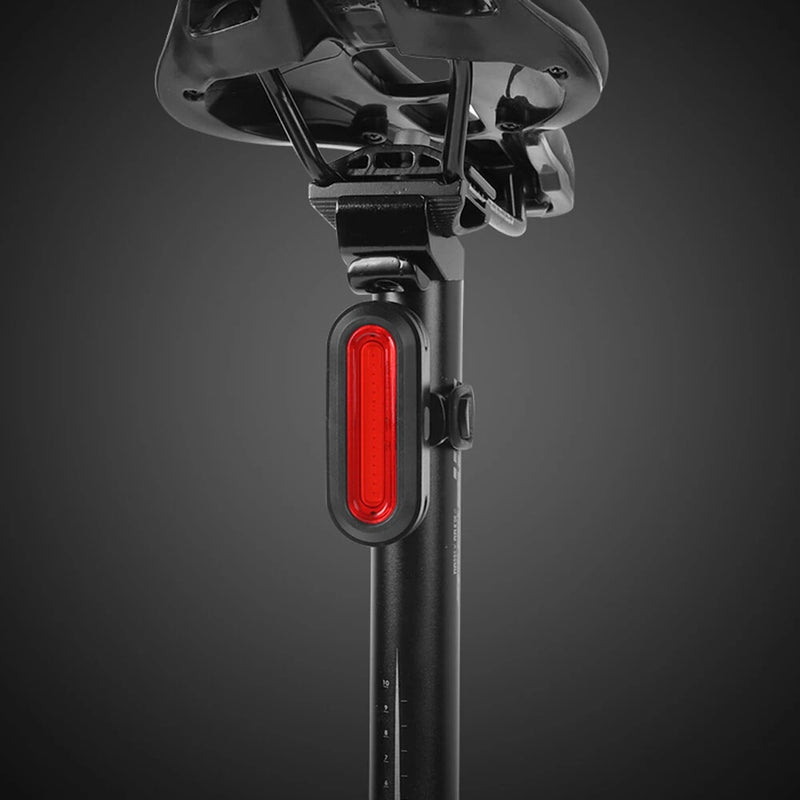 WEST BIKING 60LM 1000m Visibility Bicycle Taillight USB Rechargeable 360 Rotation Adjustment 6 Mode Flash Warning Lamp Waterproof Bike Rear Light for MTB Outdoor Night Cycling Safety