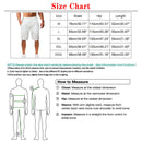 Men's Quick Dry Cotton Linen Shorts Summer Breathable Stripe Casual Gym Running Cargo Pocket Beach Five-point Pants Lightweight Comfortable