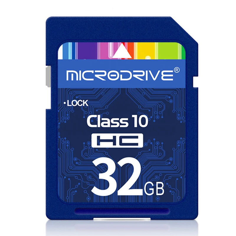 Microdrive Class10 High Speed SD Memory Card 128G/64G SD Card Flash Card Smart Card for Camera Driving Recorder Laptop Computer