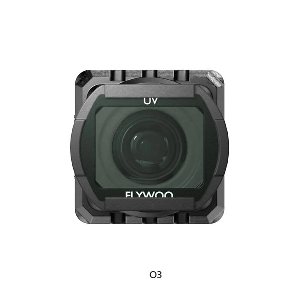 FlywooO3 Wide Angle Lens 155 FOV Ultra Lightweight 7.6g with UV ND8 ND16 ND32 Filter Set for DJIO3 FPV Racing Drones