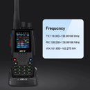 QYT KT-A16 Airband Handheld Radio 6W High Power 118-136MHz Walkie Talkie 200 Channels 10 NOAA Channels VHF VOXs Long Battery Long Range Transceiver with 1.77inch Color LCD Screen