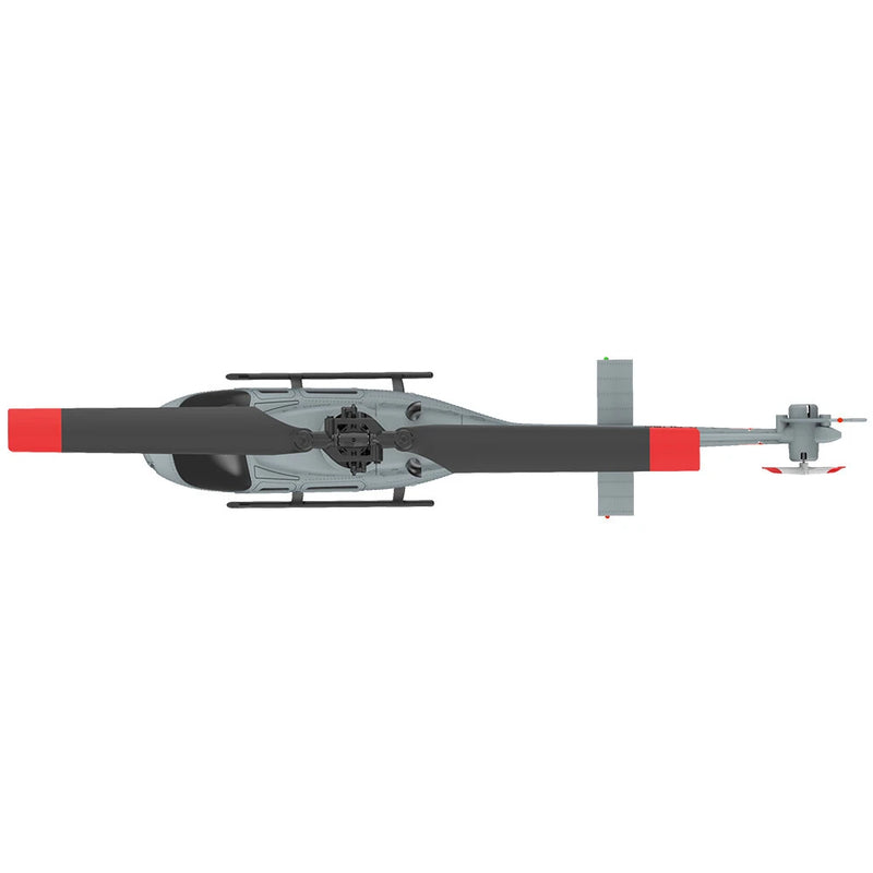 RC ERA A60 Mini Bell-206 2.4G 4CH 6-Axis Gyro 1:42 Scale Optical Flow Localization Altitude Hold Flybarless RC Helicopter RTF