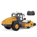 YI GONG YG131 RTR 1/50 2.4G RC Car Alloy Road Roller H13IX Simulation Engineering Electric Remote Control Construction LED Light Sound Fully Function Vehicles Models Kids Children Toys
