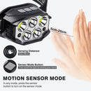 1200LM Super Bright Motion Sensor Headlamp Outdoor Waterproof Head Flashlight USB Charging Headlight for Fishing Camping Search Light