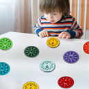 Set of 9 Math Fidget Spinners Educational Math Fact Fidget Spinners Learn Division & Multiplication  Perfect for Stimmers & Fidgeters