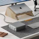 Ulanzi QT01 Mini Aluminum Alloy Computer Case for Mac Mini M4/M4 Pro with Magnetic Side Stand Dustproof Shockproof Expansion Case