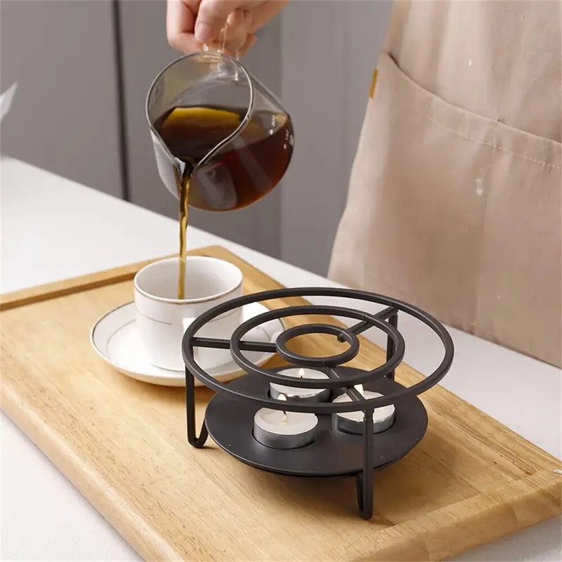 IPRee Candle Heating Tea Warmer Household Thickened Teapot Heating Base Outdoor Portable Tea Stove New Metal Tea Ceremony Accessories