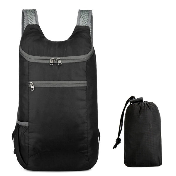 15L Waterproof Folding Backpack Ultralight Camping Backpack Outdoor Daypack Men Women Foldable Traveling Hiking Cycling Backpack