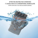 TENGOO 1pair Heated Gloves Mittens Knitting Fingerless Comfortable Winter Gloves for Indoor or Outdoor Man Women