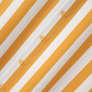 INCERUN Men's Casual Striped Shirt Daily Thin Long Sleeve Button Up Shirt for Men Stand-up Collar Short Sleeve Top Summer Shirts