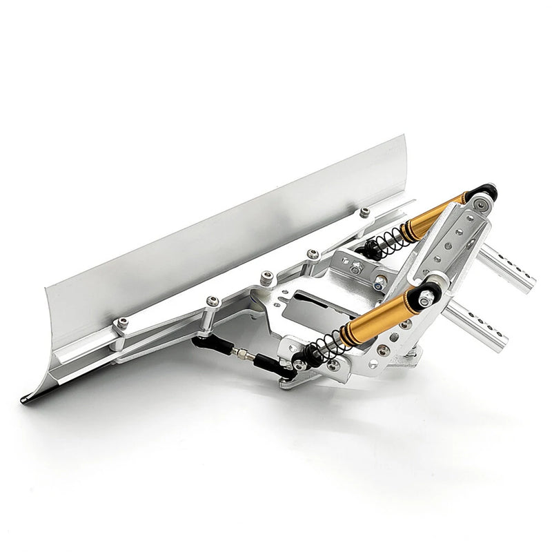 Upgraded Metal Electric Alloy Snow Plow Blade Shovel DIY Kit for 1/10 Crawler SCX10 Scx10 ll lll 90046 90047 RC Car Parts
