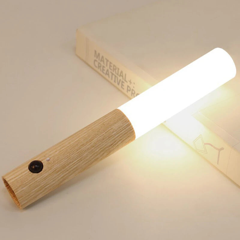 Magnetic USB LED Human body sensing Night Light  Kitchen Cabinet Light Home Stair Bedroom Table Motion Lamp Bedside Lighting