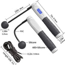 KALOAD Smart Electronic Counting Skipping Rope Adjustable Weight Length Jumping Rope for Home Gym Fitness Exercise