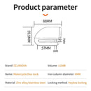 Smart Bicycle Disc Brake Lock 110dB Loud Alarm Anti-thief Protection Aluminum Alloy Waterproof Reminding Rope Lock for Bike Motorcycle