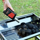 Electric BBQ Charcoal Ignition Tool Powerful Drum Fan Handheld Electric BBQ Fan Blower for Outdoor Camping BBQ Picnic Cooking Bakery BBQ Tools
