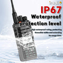 iRadio UV88 GPS Multiband Radio Walkie Talkie 1024 Channels IP67 Waterproof Type-C Charging CB SSB HF FM SW MW LW Amateur Ham Two Way Radio