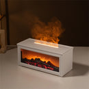 Tevorex Fireplace Aromatherapy Machine 3D Simulation Flame Ambient Light Small Household Wood Grain Air Humidifier Fireplace