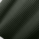 INCERUN Mens Solid Rib-Knit Short Sleeve Golf Shirt Comfy Fabric Lapel Top for Men