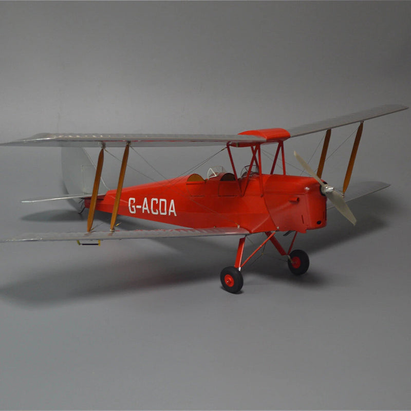 Tony Ray's Aero Model DH.82 Tiger Moth 1/12 750mm Wingspan Balsa Wood Micro RC Airplane KIT