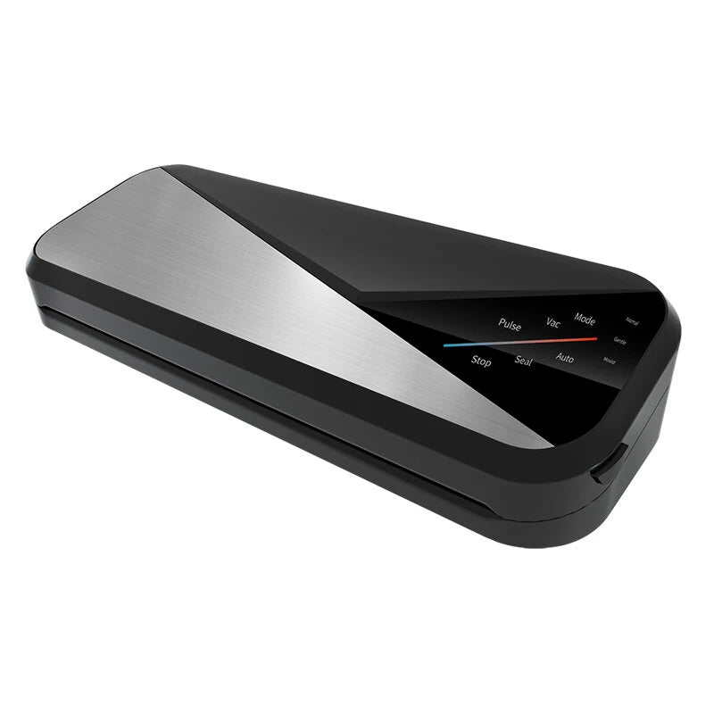 Household Automatic Vacuum Sealer for Food Storage With 80kPa Powerful Suction Digital Display Easy Clean Portable Kitchen Fresh-Keeping Machine