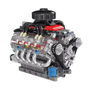 Mould King 10171 LSX454 Motorized V8 Engine Model DIY Assembly Kit Motorized Building Blocks 487PCS Excellent STEAM Science Education Discovery Toys Children Gifts