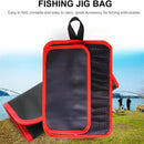 ZANLURE Waterproof Fishing Lure Bag 12 Slots Metal Jigs Sea Bait Lead Protector Case