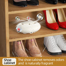 Household Refrigerator Deodorizing Sterilizing Air Purifier 18650mAh 3 Mode Adjustment Intelligent Ozone Deodorizer Fresh-Keeping Sterilization Deodorizer