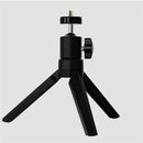 YG300 360 Gimbal Rotary Projector Stand Bracket 180mm Height 92g Lightweight Alloy ABS Projector Stand 90 Tilt Quick Lock Universal Mount for Camera Phone Webcam