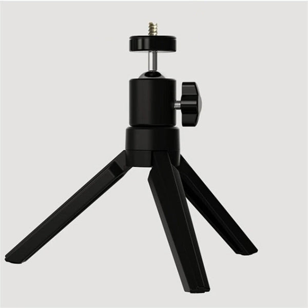YG300 360 Gimbal Rotary Projector Stand Bracket 180mm Height 92g Lightweight Alloy ABS Projector Stand 90 Tilt Quick Lock Universal Mount for Camera Phone Webcam