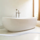 Bathroom Kitchen Foldable Water Stopper Self-adhesive Rubber Dam Shower Barrier White/Transparent