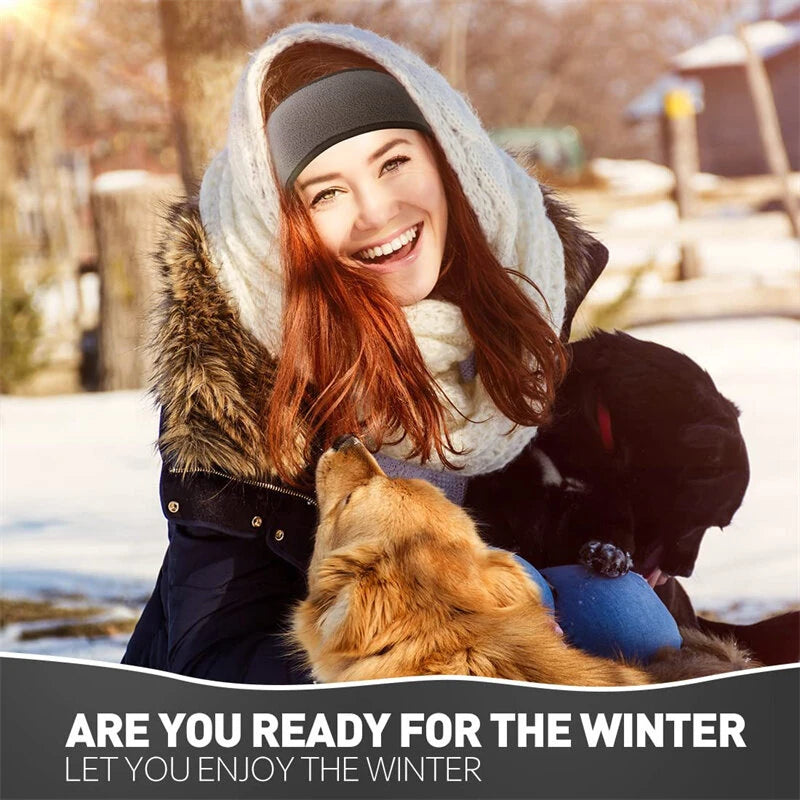 XANES Winter Warm Ear Cover Headband Warm Cold Cozy Head Cover Ear Muffs for Men Women Outdoor Skiing Running Biking Universal