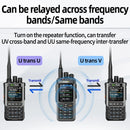Iradio UV-98 PLUS 10W Walkie Talkie Multi Band Radio 2.4 Inch Screen Cross Band Repeater 1024 Channels Type-C Charging CB SSB HF FM SW MW LW Walkie Talkie