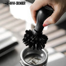 MHW-3BOMBER Coffee Powder Cleaning Brush Bomber Powder Bowl Cleaning Brush Bar Tool for 51-54mm/58mm Coffee Machine Handle