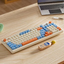 LANGTU L98 Wired RGB Gaming Keyboard with Display Screen and Volume Knob 98-Keys Gasket Structure Waterproof Membrane Mute Keyboards for PC Laptop Computer