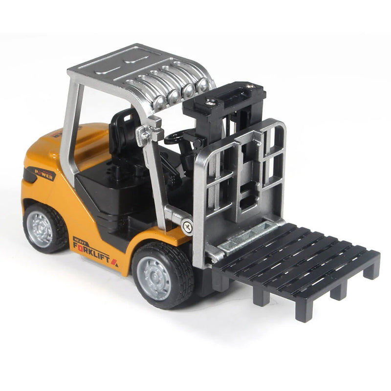 555-99 RTR 1/64 2.4G Mini RC Car Alloy Forklift Support App Remote Controlled Engineering Vehicle Desktop Toys Model Collection Gift For Boys