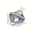 IPRee Titanium Alloy Portable Small Cutting Tools Outdoor Multifunctional Screwdriver Wrench Emergency Key Pendant