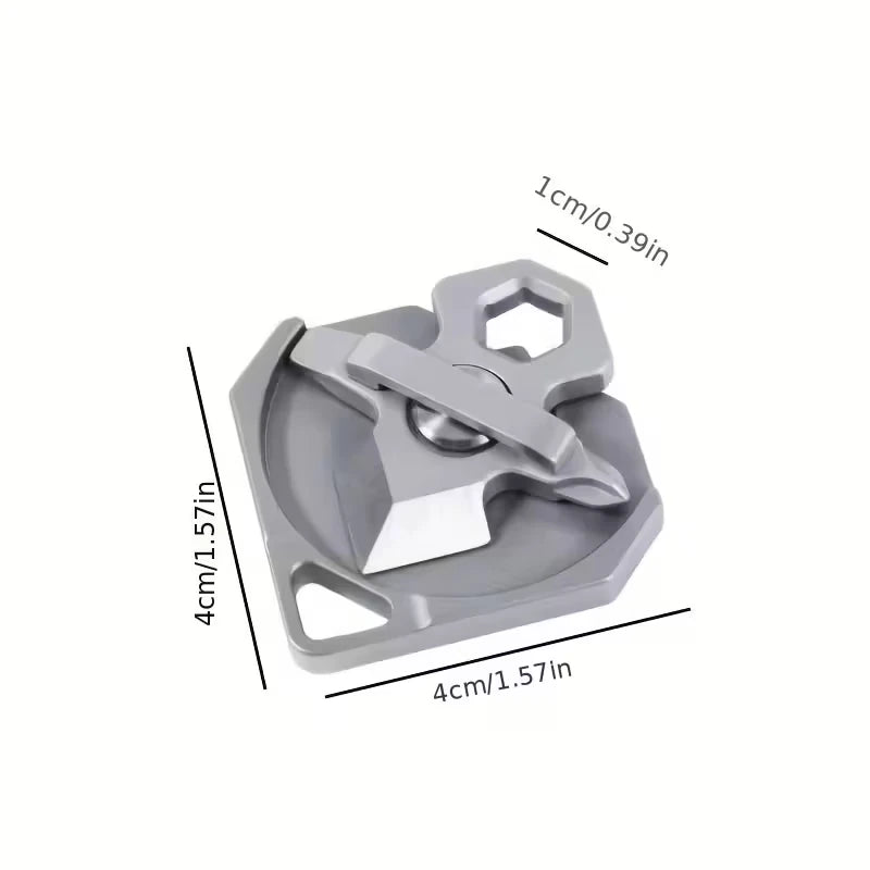 IPRee Titanium Alloy Portable Small Cutting Tools Outdoor Multifunctional Screwdriver Wrench Emergency Key Pendant