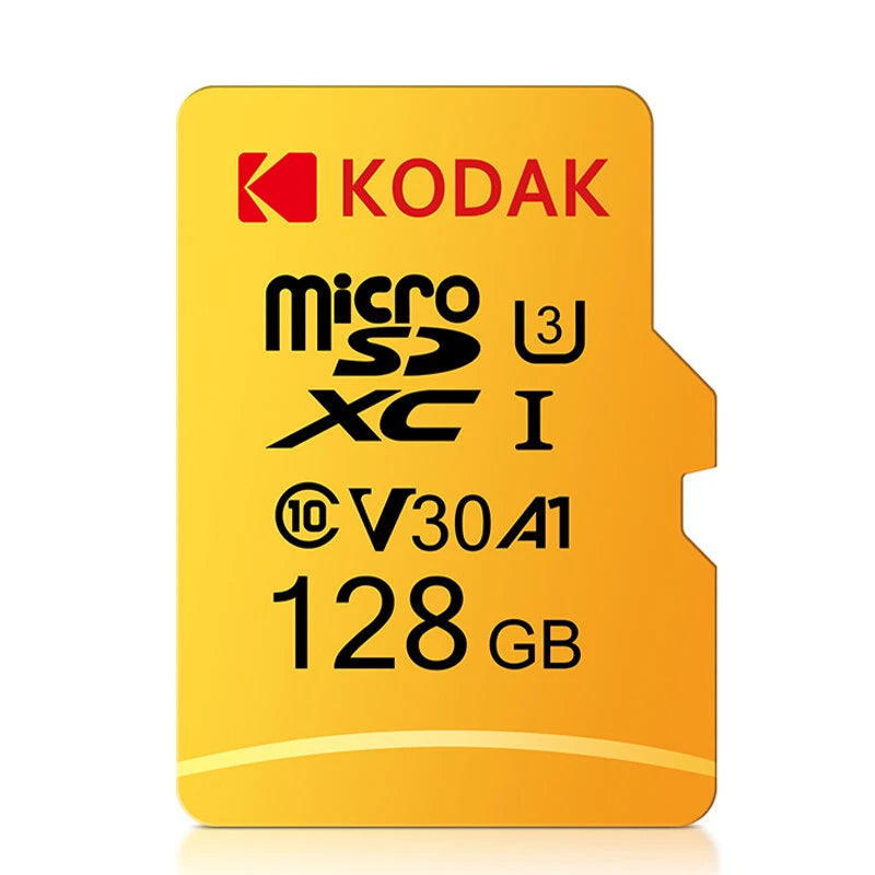 Kodak C10 High Speed TF Memory Card 256GB/128GB/64GB U3 4K HD Video Card Memory Card for Mobile Phone Tablet Camera Monitor