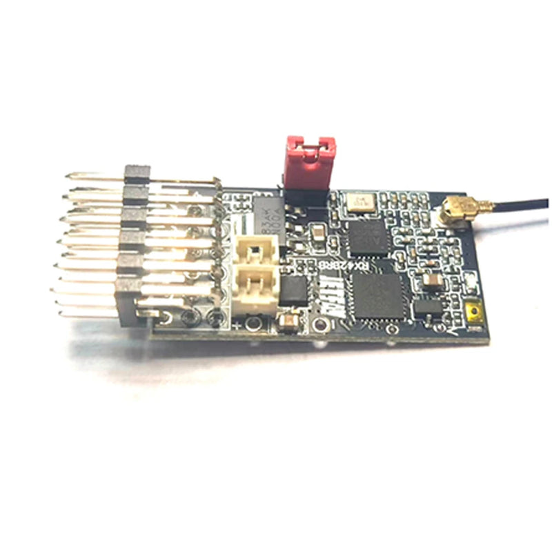 RX42BRB Multi-protocol 6CH Mini Compatible RC Receiver with Dual Brushed 7.5A ESC for Flysky Wfly Microzone Radio Transmitter