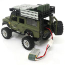 SG 2801 1/28 2.4G 4WD Simulation Model RC Car Army Desert Alloy Climbing Off Road Vehicle Models