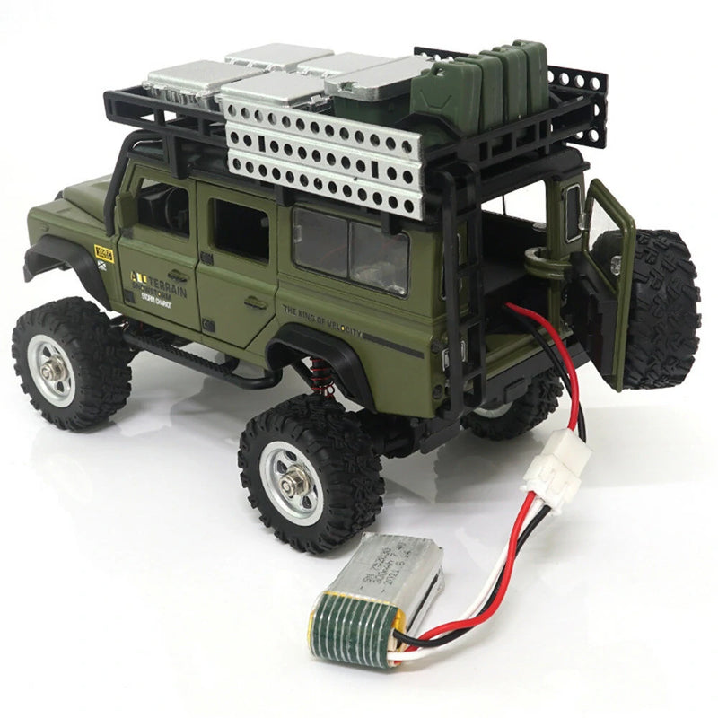 SG 2801 1/28 2.4G 4WD Simulation Model RC Car Army Desert Alloy Climbing Off Road Vehicle Models