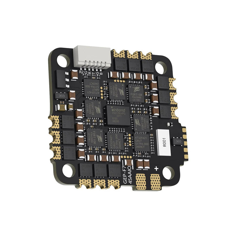 25.5x25.5mm GEPRC TAKER F722 45A 32Bit AIO STM32F722 Flight Controller 2-6S Brushless ESC Built-in Barometer for RC FPV Racing Drone