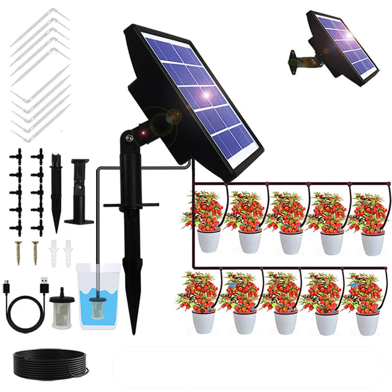 Solar Automatic Timed Watering Device Watering Artifact Sprinkler Drip Irrigation Intelligent Control Irrigation Sprinkler System