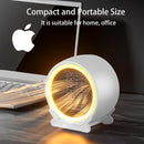 220-240V Mini Heater Desktop Small Heater for Home Office 1200W Portable Electric Heater Low Noise Dual-Speed Adjustment